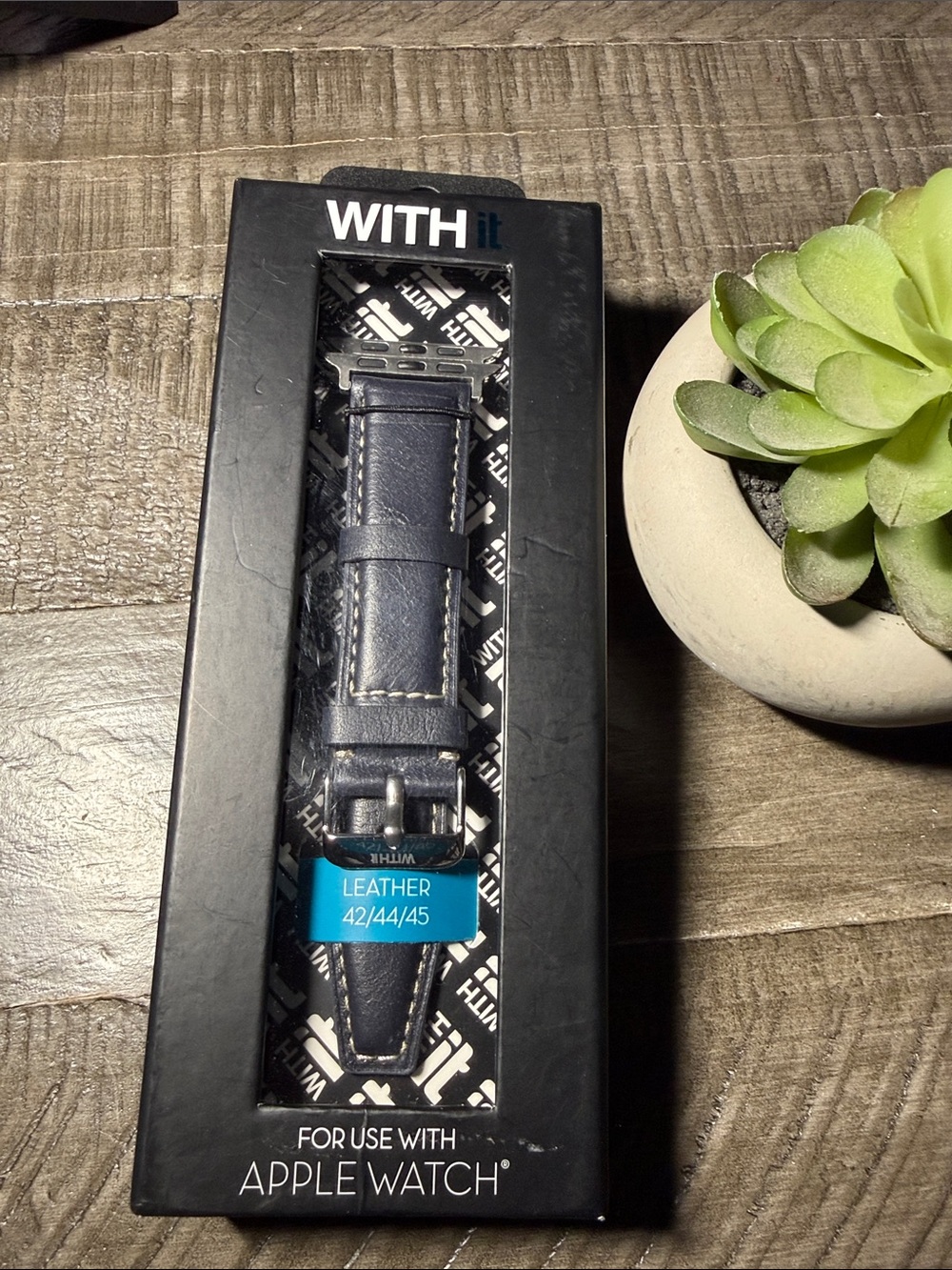 Withit Leather Apple Watch Band - New!